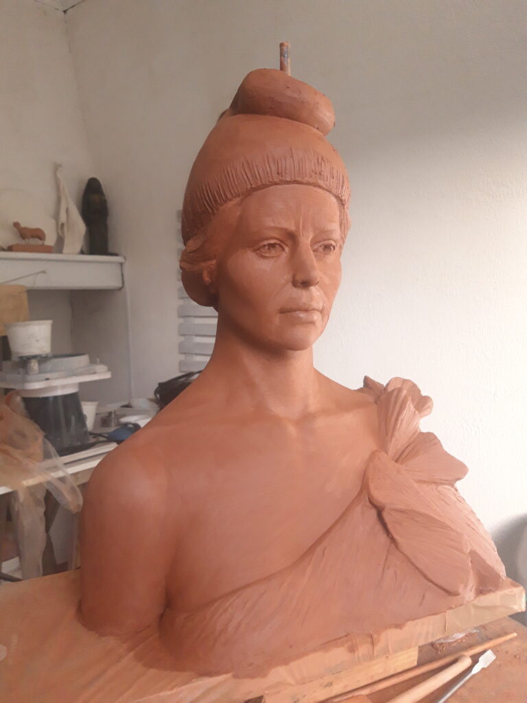 Marianne, commande sculpture en Ariège